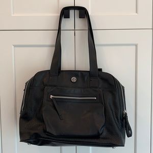 Lululemon Leather Duffel Bag